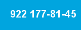 922 177-81-45